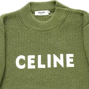 Celine Oversized Sweater In Ribbed Wool - HC06