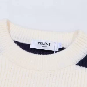 Celine Oversized Sweater In Striped Cotton - HC04