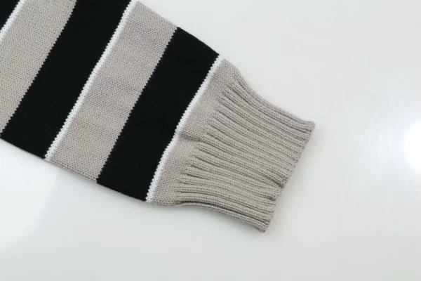 Celine Striped Triomphe Crew Neck Sweater In Wool - HC01