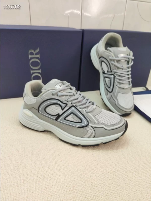 Dior B30 Sneaker Gray Mesh and Technical Fabric - DS90