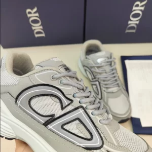 Dior B30 Sneaker Gray Mesh and Technical Fabric - DS90