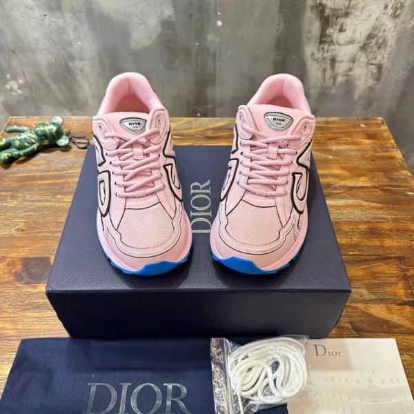 Dior B30 Sneaker Pale Pink Mesh and Technical Fabric - DS97