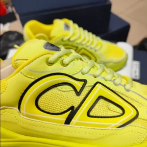 Dior B30 Sneaker Yellow Mesh and Technical Fabric - DS87