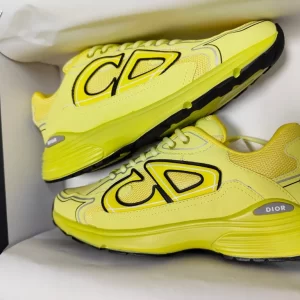 Dior B30 Sneaker Yellow Mesh and Technical Fabric - DS87