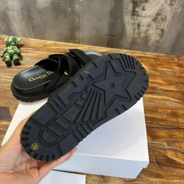 Dioract Slide Black Lambskin - SD18