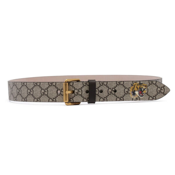 Gucci Tiger Print GG Supreme Belt - GB15