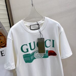 Gucci lipstick Print Print Cotton T-shirt - GT59