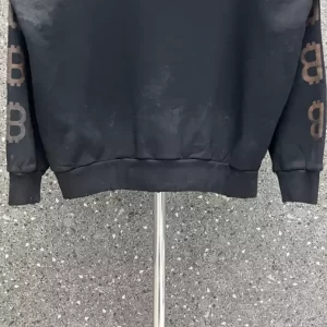 Balenciaga Crypto Hoodie Medium Fit in Black - HB07