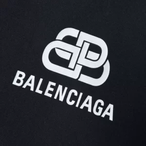 Balenciaga Logo Printed Oversized Hoodie - HB10