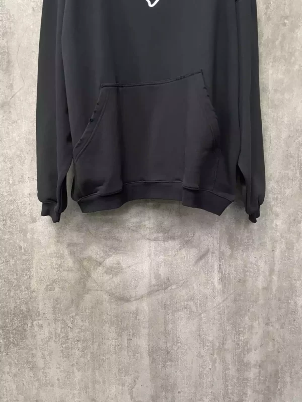 Balenciaga Lovey Hoodie Oversized in Black and White - HB12