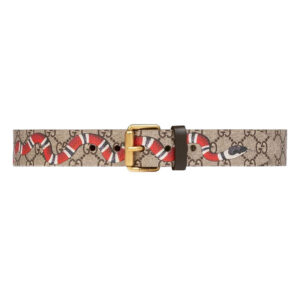 Gucci Snake Print Supreme Belt - GB14