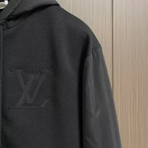 LV Hybrid Zipped Technical Cotton Hoodie - HL34