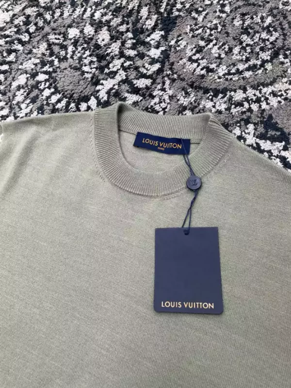 LV Long-Sleeved Cashmere Mix Signature Crewneck - HL41