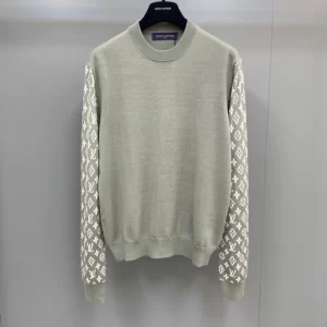 LV Long-Sleeved Cashmere Mix Signature Crewneck - HL41