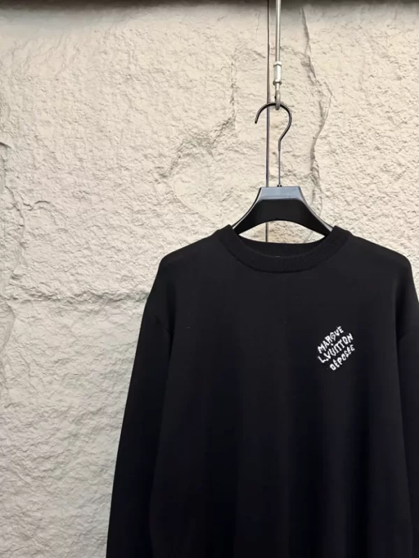 LV Long-Sleeved Cotton Crewneck - HL35