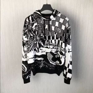 LV Parisian Collage Jacquard Hoodie - HL28