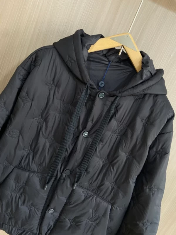 Louis Vuitton Monogram Quilted Hooded Blouson - LK37