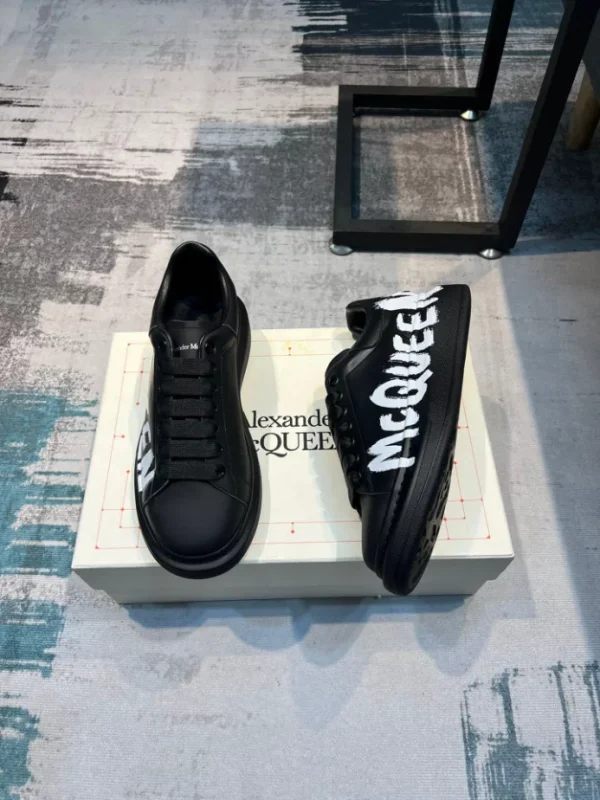 Alexander McQueen Graffiti-Print Oversized Sneakers - AS32