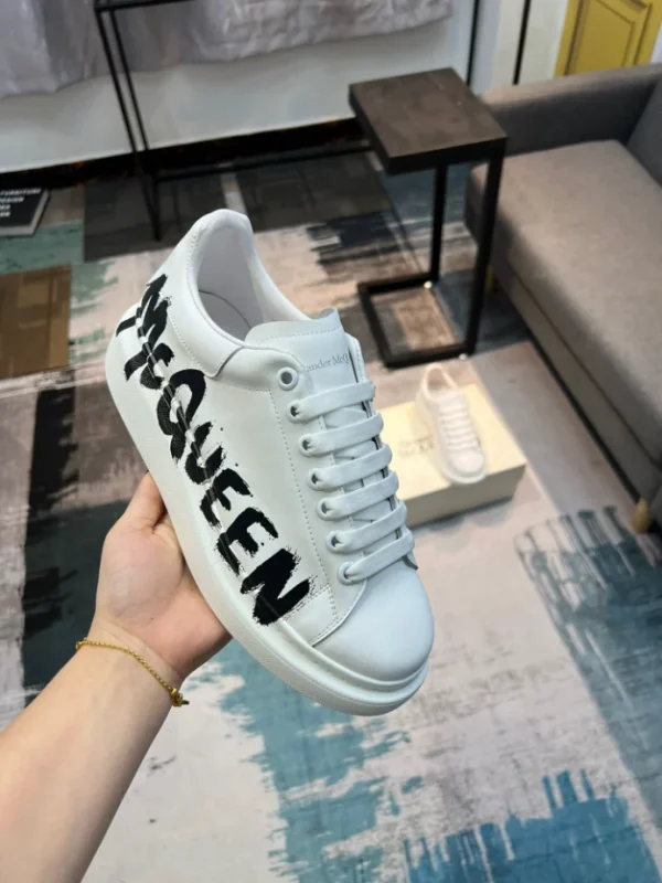 Alexander McQueen Graffiti-Print Oversized Sneakers - AS33