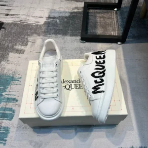 Alexander McQueen Graffiti-Print Oversized Sneakers - AS33