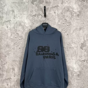 Balenciaga Hand-Drawn BB Icon Hoodie Large Fit - HB18