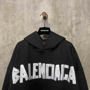 Balenciaga New Tape Type Hoodie Oversized - HB22