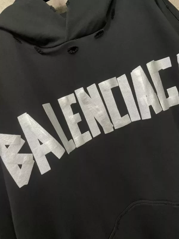 Balenciaga New Tape Type Hoodie Oversized - HB22