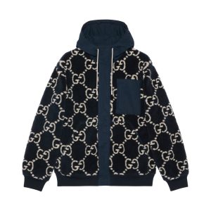 Gucci GG Fuzzy Fabric Jacquard Jacket - GK27