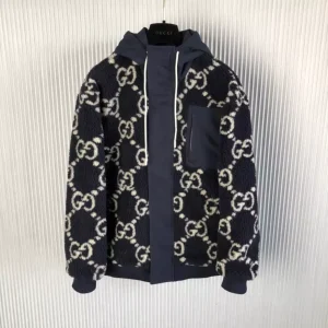 Gucci GG Fuzzy Fabric Jacquard Jacket - GK27