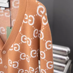 Gucci GG Wool Jacquard Cardigan - HG020