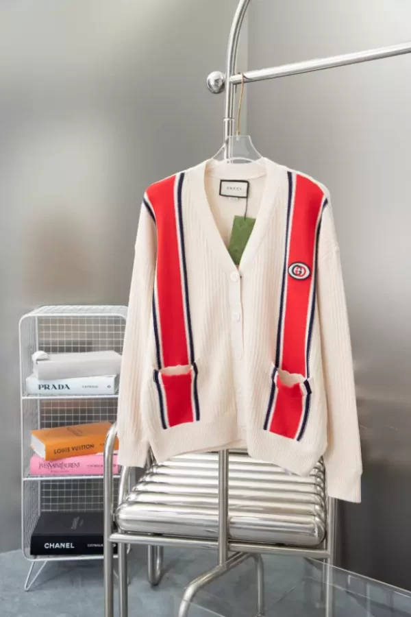 Gucci Knit Cotton Cardigan With Patch - HG019