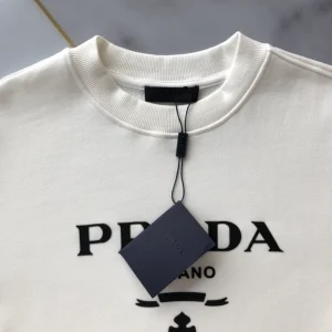 Prada Chenille Logo Sweatshirt - HP20