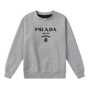 Prada Chenille Logo Sweatshirt - HP21