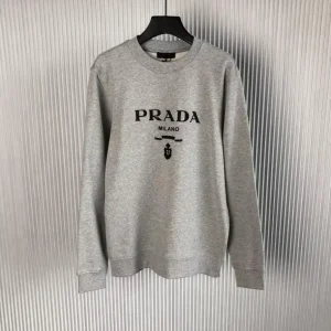 Prada Chenille Logo Sweatshirt - HP21