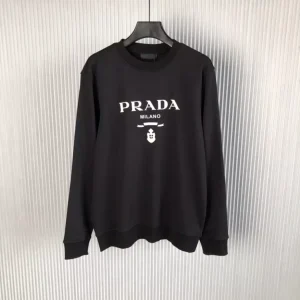 Prada Chenille Logo Sweatshirt - HP22