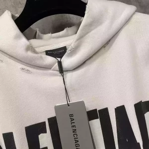 Balenciaga New Tape Type Hoodie Oversized - HB21