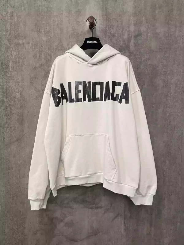 Balenciaga New Tape Type Hoodie Oversized - HB21