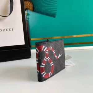 Gucci Kingsnake Print Bi-fold Wallet - GW06