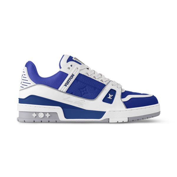 Louis Vuitton Trainer Sneaker In Gaston Blue - LS233