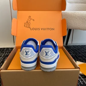 Louis Vuitton Trainer Sneaker In Gaston Blue - LS233