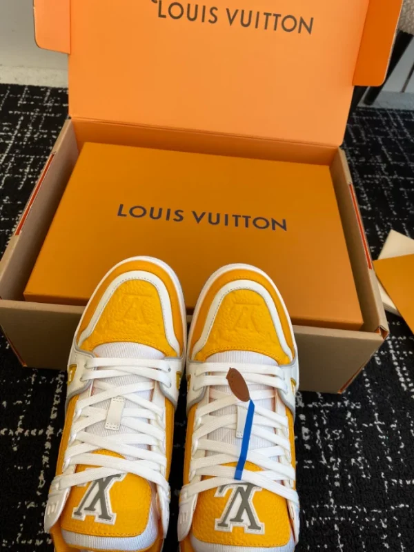 Louis Vuitton Trainer Sneaker In Safran Yellow - LS232