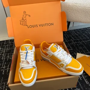 Louis Vuitton Trainer Sneaker In Safran Yellow - LS232