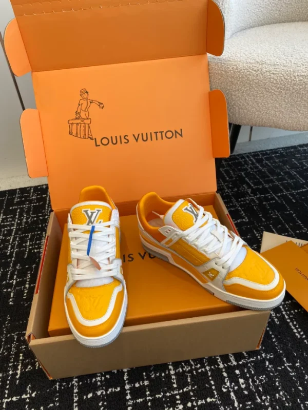 Louis Vuitton Trainer Sneaker In Safran Yellow - LS232