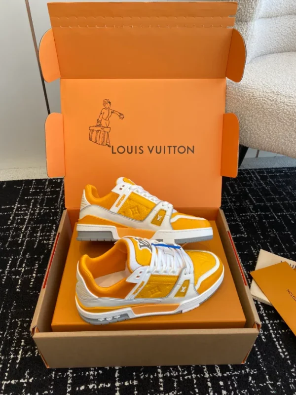 Louis Vuitton Trainer Sneaker In Safran Yellow - LS232