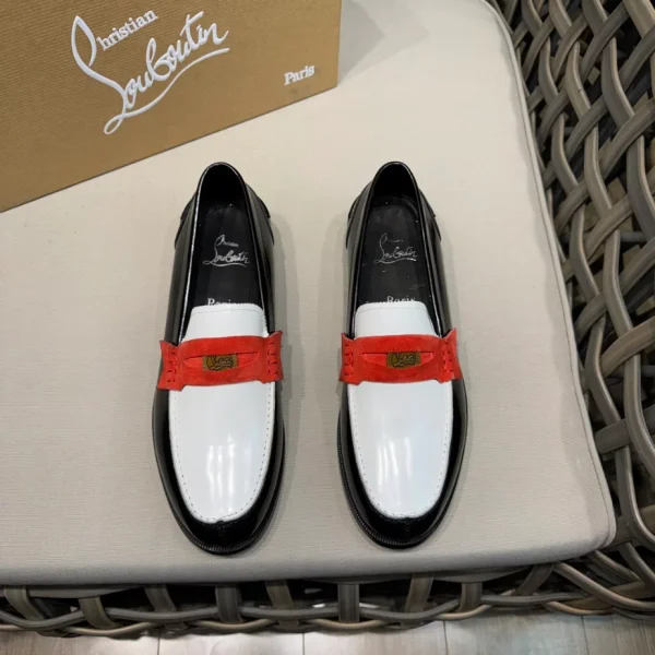 Christian Louboutin Donna Patent Red Sole Penny Loafers - CL14