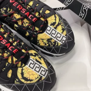 Versace Trigreca Barocco Print Sneakers - VES08