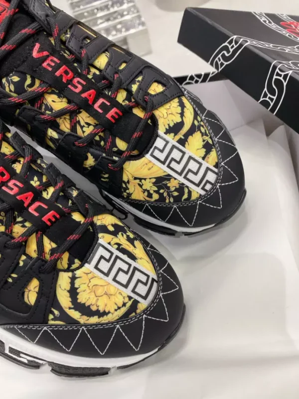 Versace Trigreca Barocco Print Sneakers - VES08