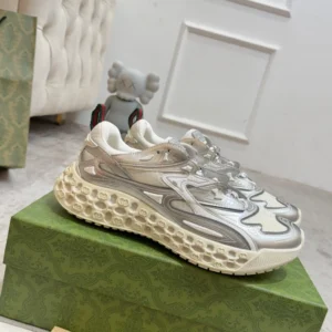 Gucci Cub3d Trainer Sneaker in Grey and White - CS114