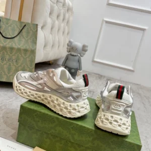 Gucci Cub3d Trainer Sneaker in Grey and White - CS114