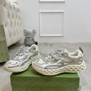 Gucci Cub3d Trainer Sneaker in Grey and White - CS114